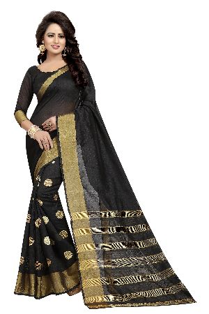 Karina Butta Black Sarees