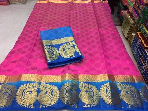 Twin Mor Pink Blue Sarees