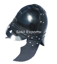 Medieval Leather Viking Helmet