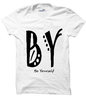 TrendzWinG White Be Yourself T-shirt