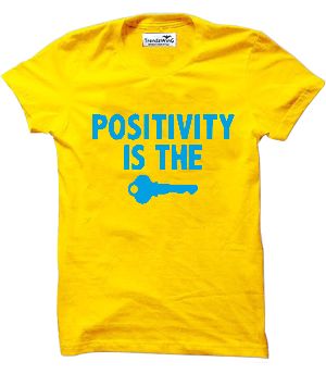 TrendinG Yellow Positivity T-shirt