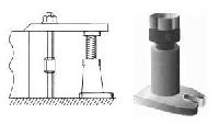Stable Screw Jack with Single Side Flange, Ring Locknut