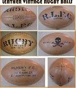 Natural Leather Aussie Football