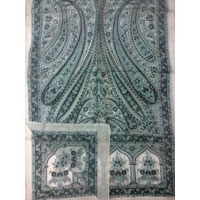 Kashmiri Silk Scarves Printed