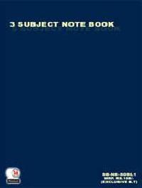 3 Subject Student Notebook