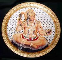 Hanuman Ji in Marble Plat