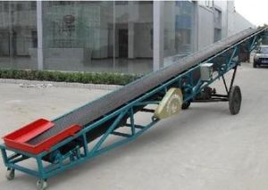 Mobile Belt Conveyor For Level Or Slanted Transporting Materials