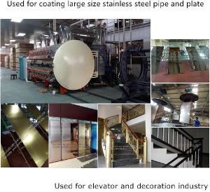 Large Size PVD Vacuum Coating Machine For Stainless Steel Sheet /pipe / Furniture