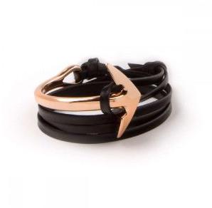 Hot Sell Stainless Steel Custom Half Anchor Bracelet