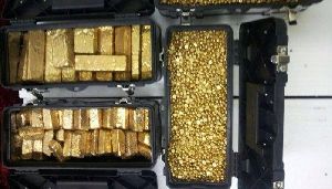 ALLUVIAL GOLD BARS 99.9%