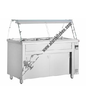 BAIN MARIE WITH-HOT-CABINET