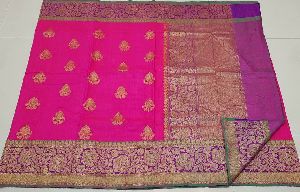 Banarasi pure handloom kadiyal dupion silk sarees