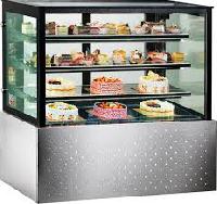 Square Display Pastry Counter