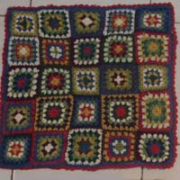 Crochet Square Cushion Cover