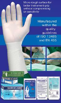 Surgicare Sterile Latex Powdered Surgical Gloves