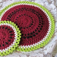 Crochet Round Mat 829-CP