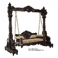 Wooden Carved Swing