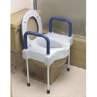 Extra Wide Tall-ette Elevated Toilet Seat with Steel Legs