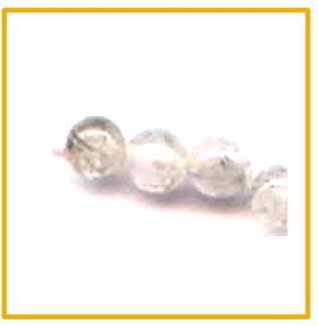 Tourmalinated Quartz Beads