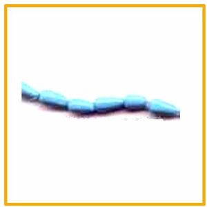 Blue Tube-Shaped Turquoise Beads Blue Tube-Shaped Turquoise Beads