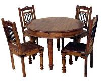 M-1911 Wooden Dining Table Set