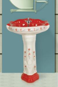 Dual Color Printed Series Wash Basin