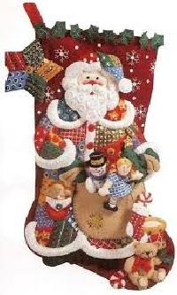 christmas patchwork toys