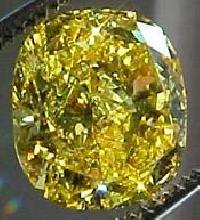 Yellow Cushion Si1 Diamond -Yellow-23