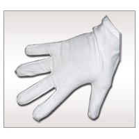 Oriental Enterprises White/Black/Blue Cotton Hosiery Gloves at Rs