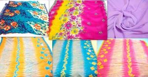 Printed Georgette Saree