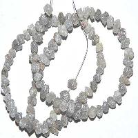 Natural White Rough Diamond Beads