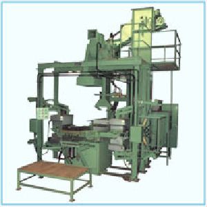 Fully automatic four station shell moulding machine
