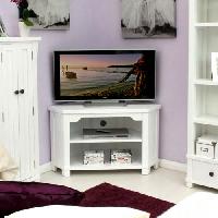 Painted Wooden Corner Tv Cabinet