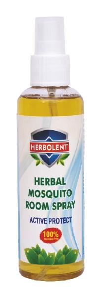 Herbal liquid mosquito room spray