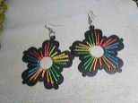 Leather Designer Earring