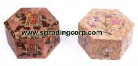 Carved Stone Boxes - 03