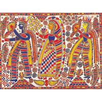 Rama, Sita And Laxman Painting