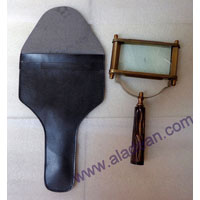 Brass Square Magnifier