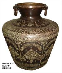 Brass Flowerpot - 04