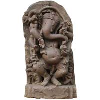 Dancing Ganesha Stone Sculptures 02