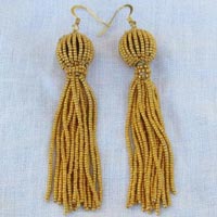 Golden Beads Tassels
