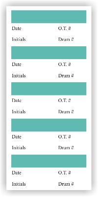 Steam Sterilization Indicator Labels