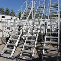 Aluminium Step Trolley Ladder