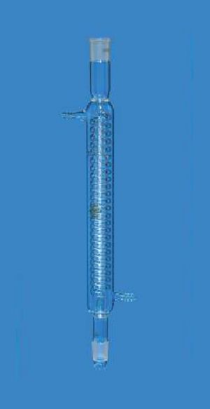 COILED CONDENSER GLASS & P.P. SIDE ARM