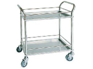 INSTRUMENTS TROLLEY STAINLESS STEEL