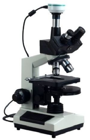 TRINOCULAR MICROSCOPE WITH PHASE CONTRAST ATTACHMENT
