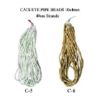 CB-003 Cats Eye Pipe Beads