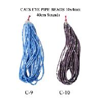 CB-005 Cats Eye Pipe Beads