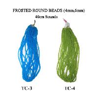 Frosted Round Glass Beads - RGB-002