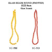 Round Frosted Glass Beads-RG-003